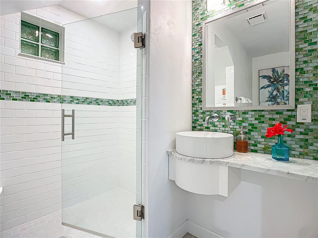 Bathroom, Glass Shower, Interior