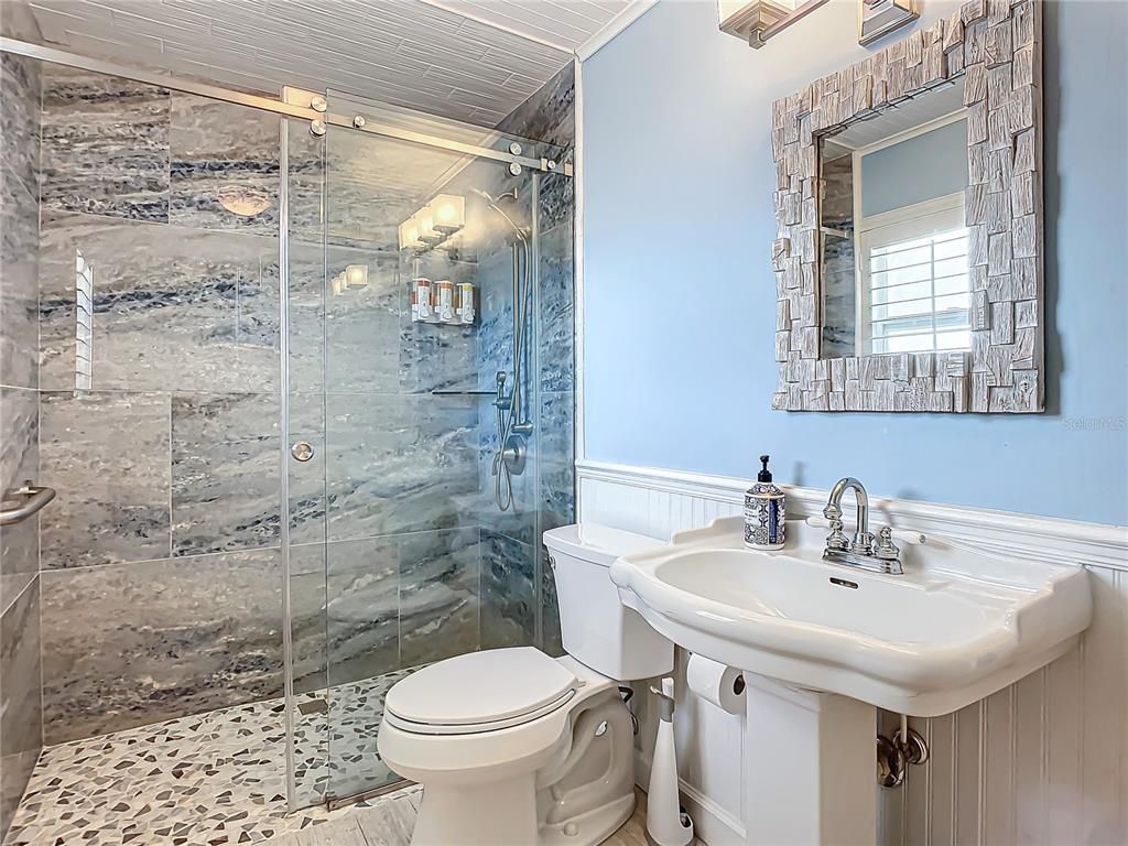 Bathroom, Glass Shower, Interior
