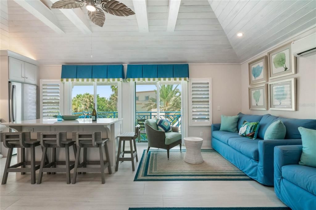 Interior, Kitchen, Living room, Recessed Lighting