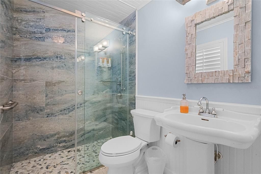 Bathroom, Glass Shower, Interior