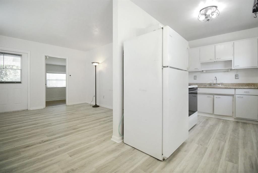 Interior, Kitchen, Wood Texture Flooring