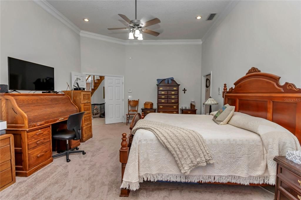 Bedroom, Home Office, Interior, Recessed Lighting