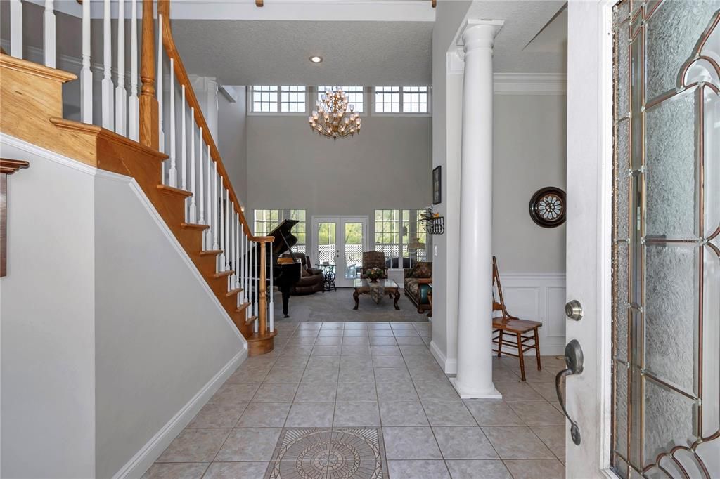 Chandelier, Interior, Recessed Lighting