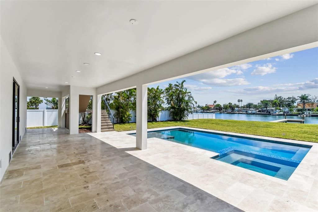 Exterior, Pool, Recessed Lighting, Water