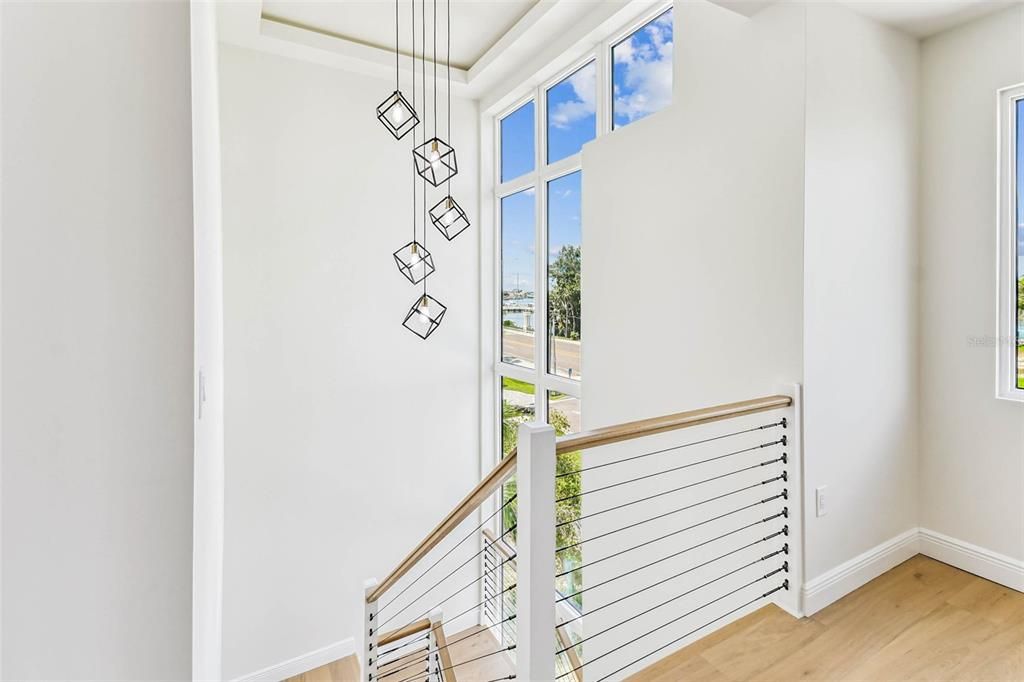 Interior, Pendant Lights, Wood Texture Flooring