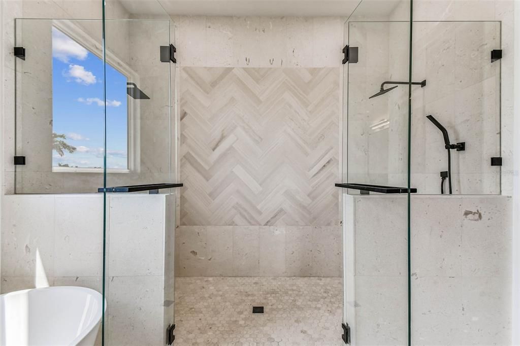 Bathroom, Glass Shower, Interior