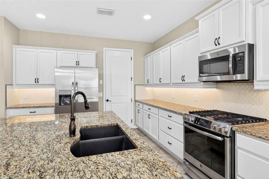 Interior, Kitchen, Recessed Lighting, Stainless Steel Appliances