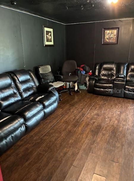Home Theatre Room, Interior, Wood Texture Flooring