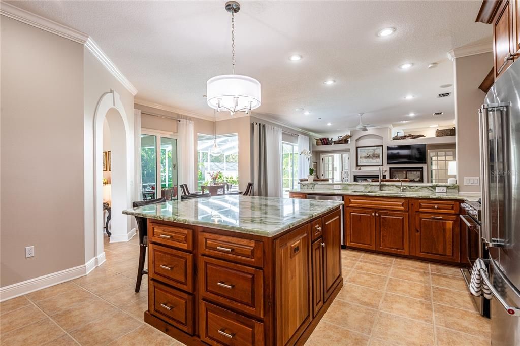 Interior, Kitchen, Pendant Lights, Recessed Lighting