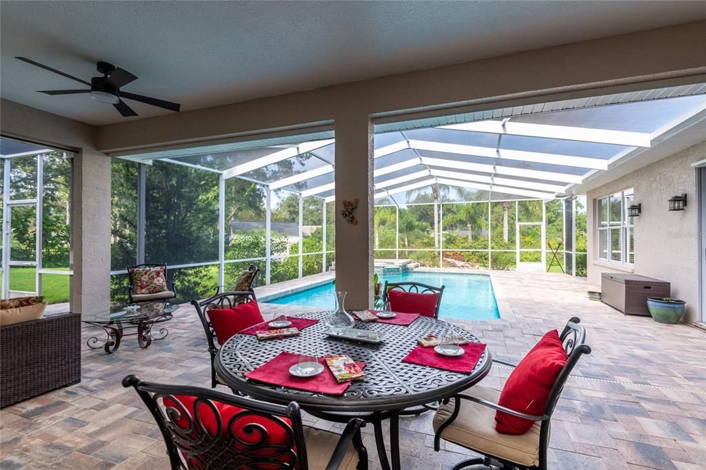 Dining room, Glass Ceilings, Interior, Pool, Sun Room