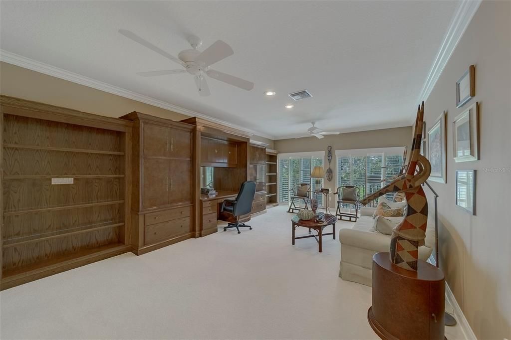 Home Office, Interior, Recessed Lighting