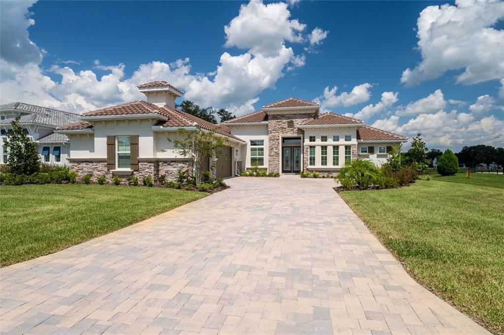 Backyard, Exterior, Facade, Mediterranean