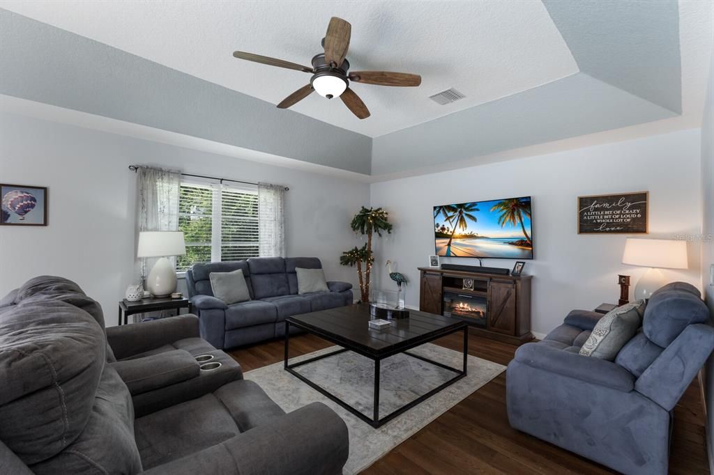 Fireplace, Interior, Living room, Wood Texture Flooring