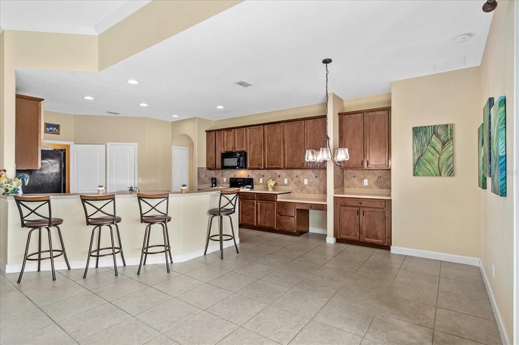 Interior, Kitchen, Pendant Lights, Recessed Lighting