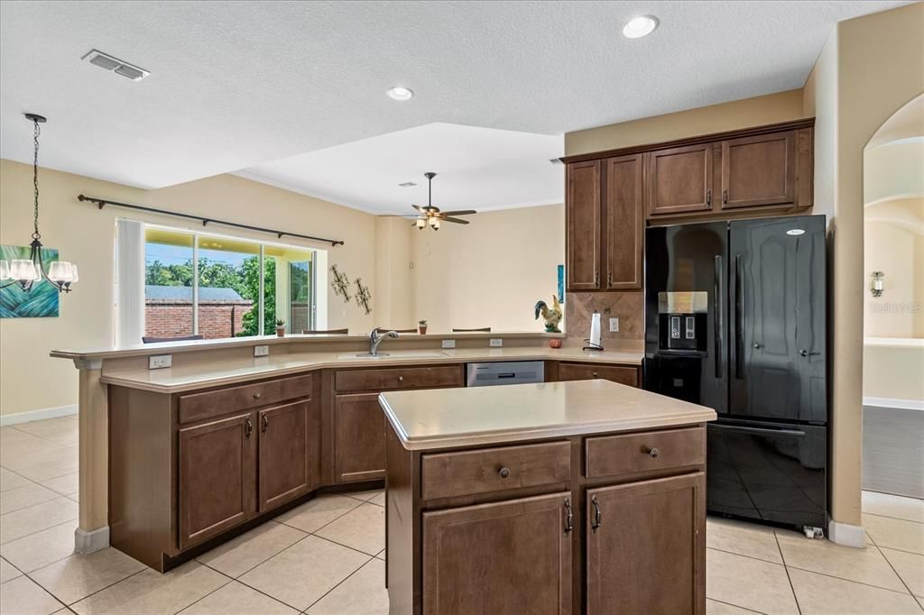 Interior, Kitchen, Pendant Lights, Recessed Lighting
