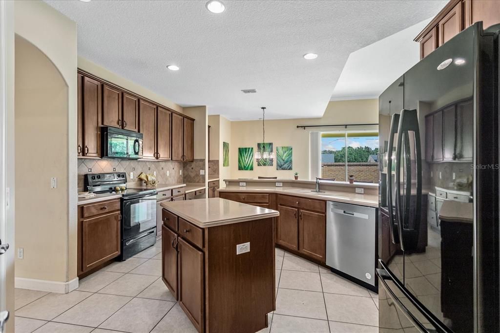Interior, Kitchen, Recessed Lighting, Stainless Steel Appliances