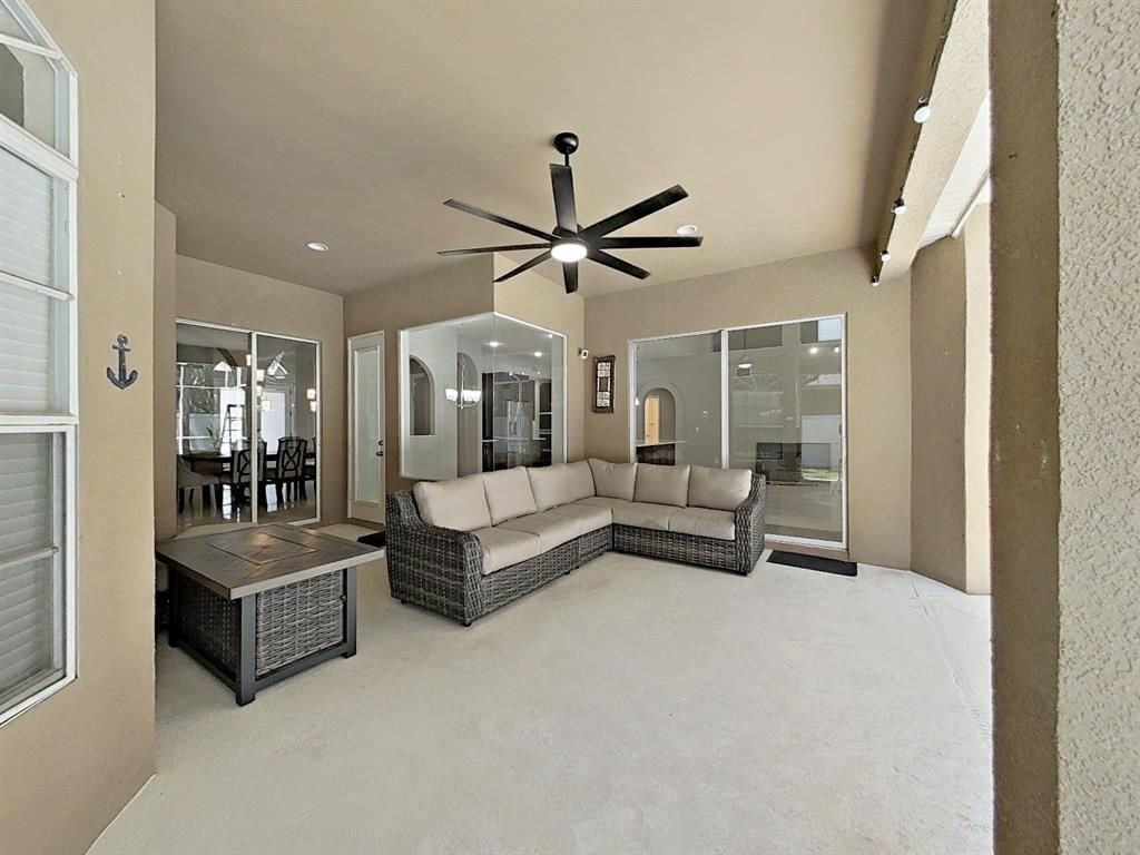 Interior, Living room, Recessed Lighting