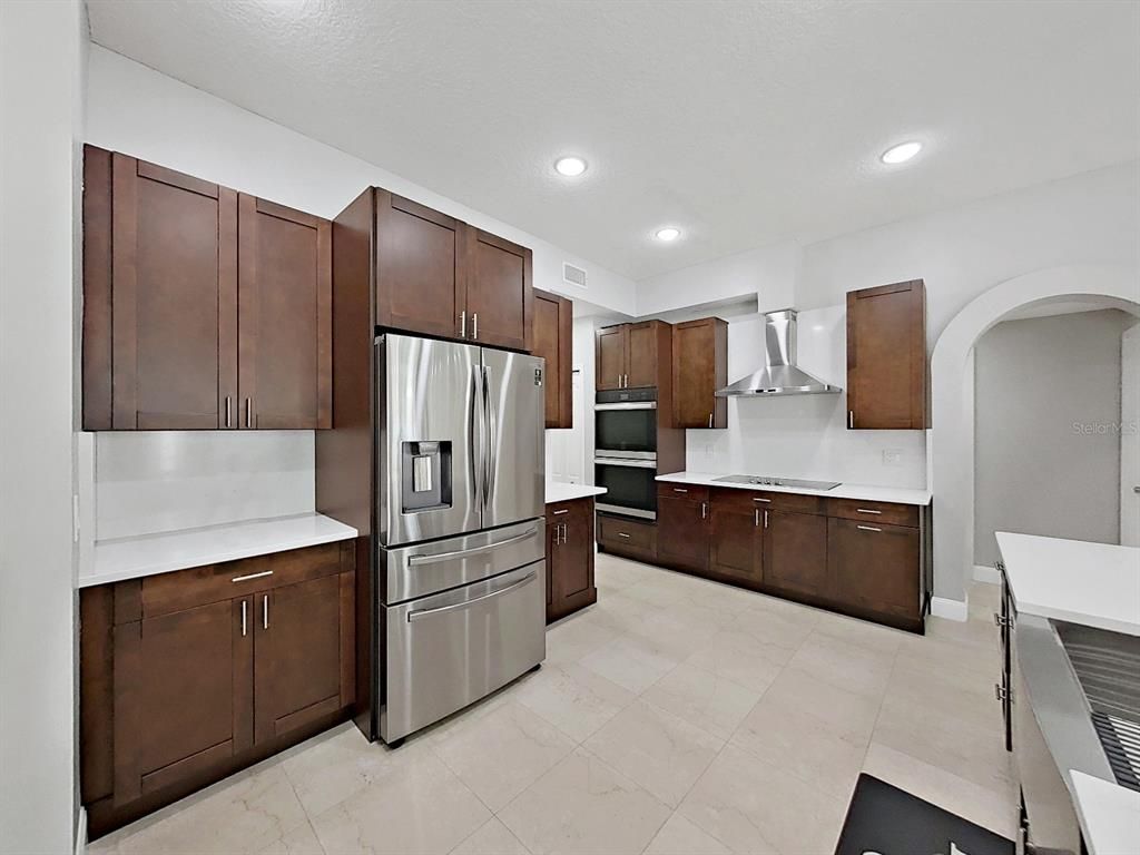 Interior, Kitchen, Recessed Lighting, Stainless Steel Appliances