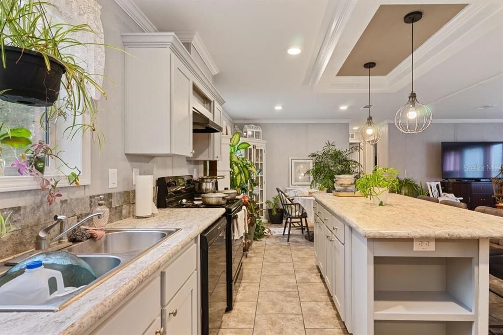 Interior, Kitchen, Pendant Lights, Recessed Lighting