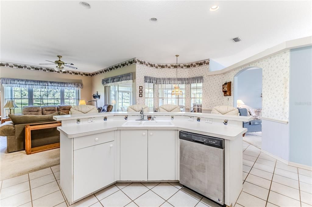 Interior, Kitchen, Living room, Pendant Lights, Recessed Lighting
