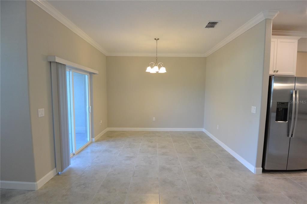 Empty room, Interior, Pendant Lights, Stainless Steel Appliances