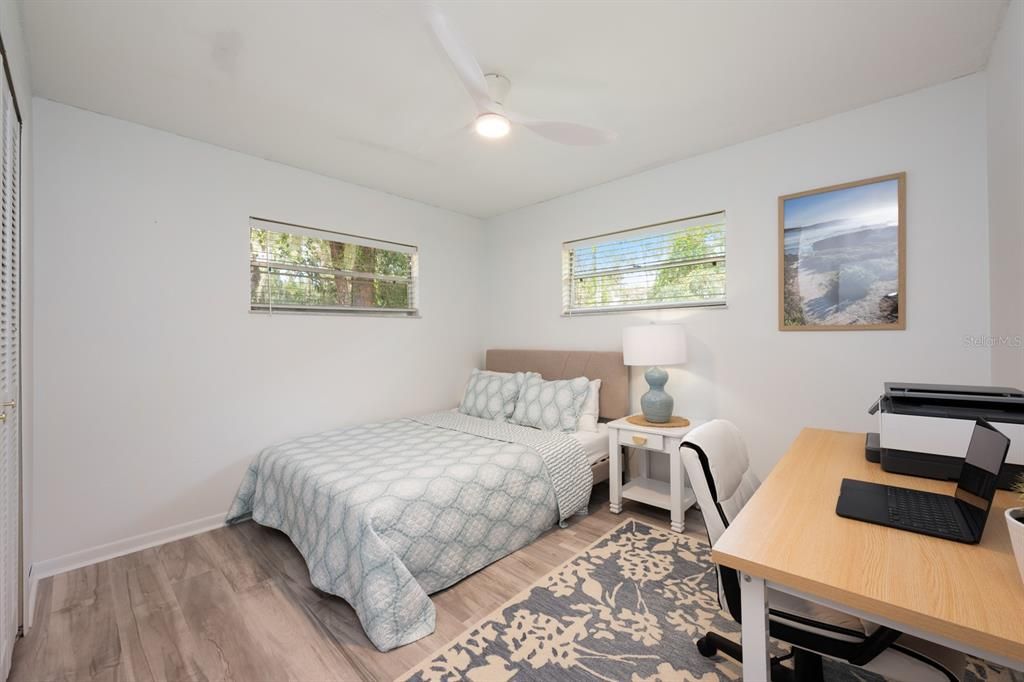 Bedroom, Home Office, Interior, Wood Texture Flooring