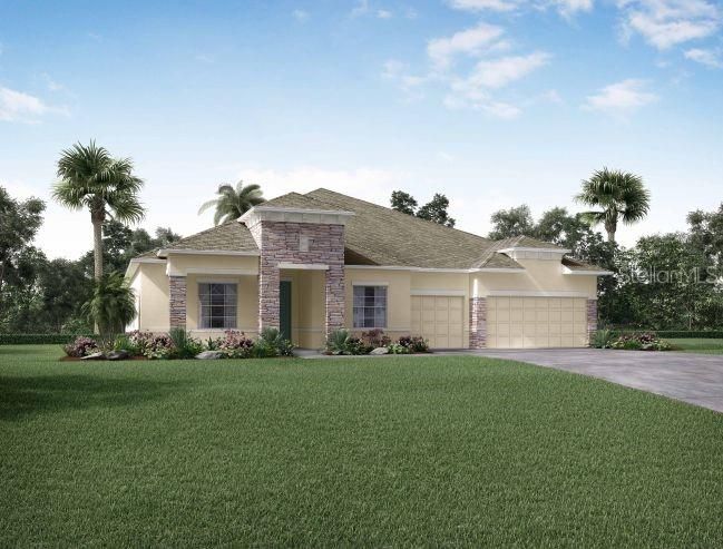 Attached, Backyard, Exterior, Facade, French Provincial