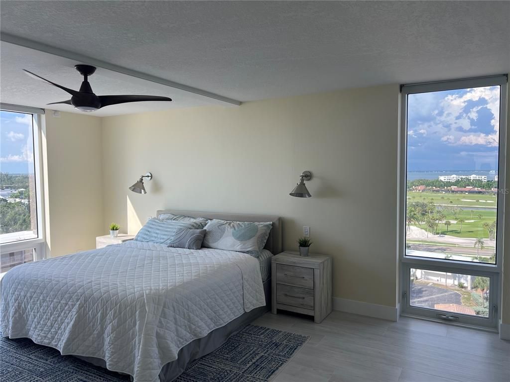 Bedroom, Interior, Water, Wood Texture Flooring