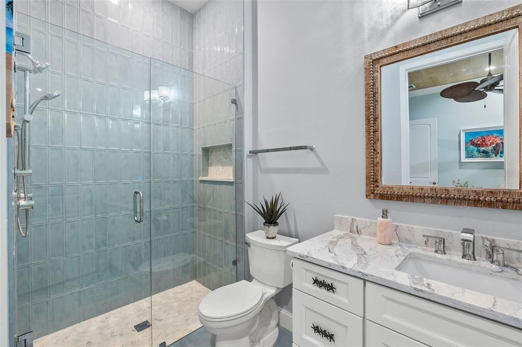 Bathroom, Glass Shower, Interior