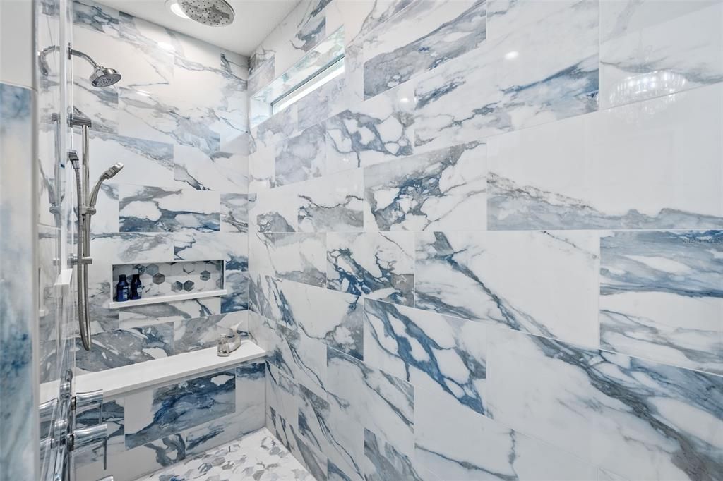 Bathroom, Interior, Marble Walls