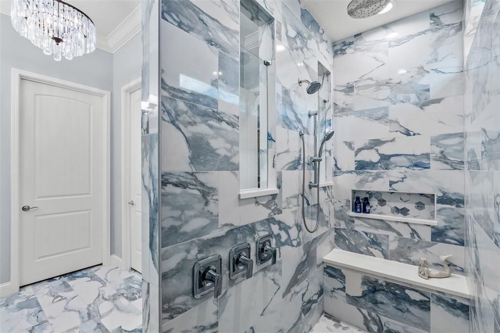 Bathroom, Interior, Marble, Marble Walls