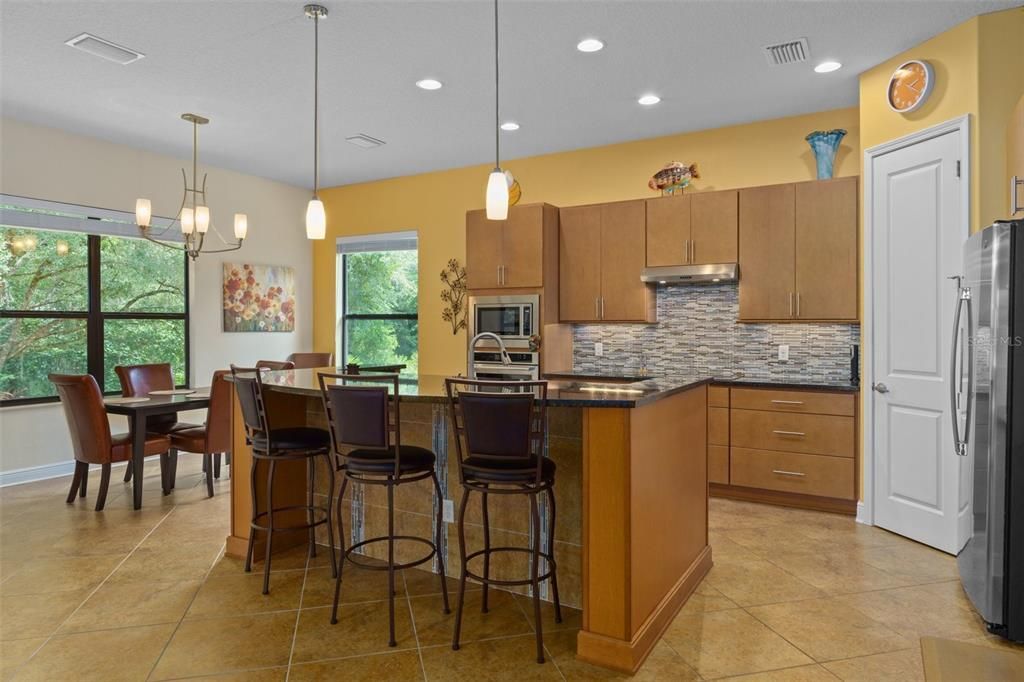 Dining room, Interior, Kitchen, Pendant Lights, Recessed Lighting