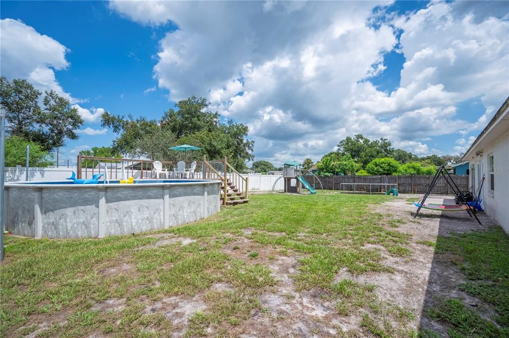 Backyard, Exterior, Playground, Pool
