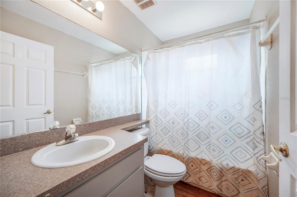 Bathroom, Interior, Wood Texture Flooring