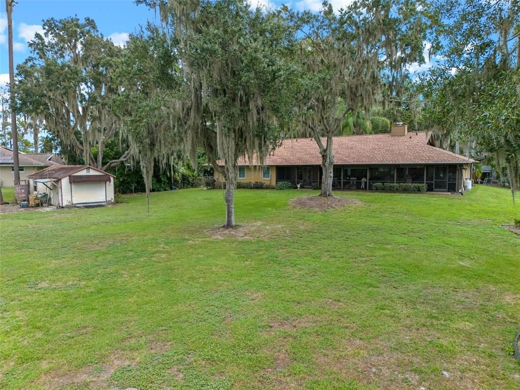 Backyard, Detached Garage, Exterior