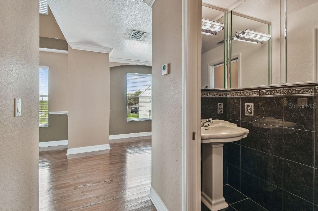 Bathroom, Interior, Wood Texture Flooring