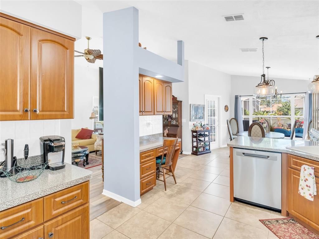 Dining room, Interior, Kitchen, Pendant Lights