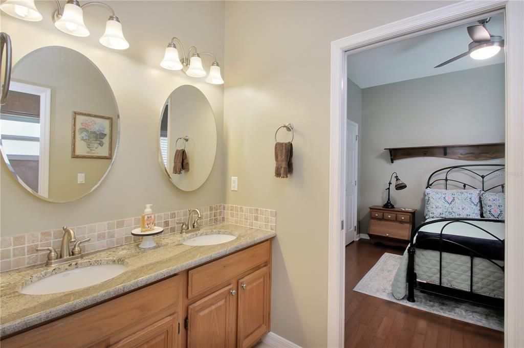 Bathroom, Bedroom, Dual Sink Vanities, Interior, Wood Texture Flooring