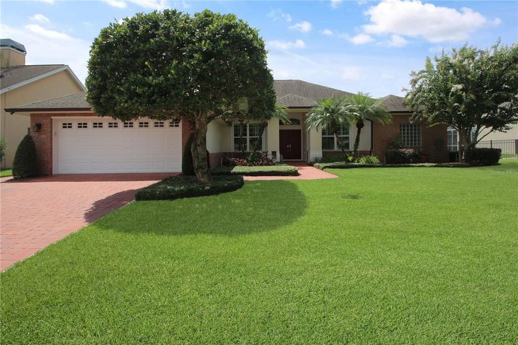 Attached, Backyard, Exterior, Facade, Ranch