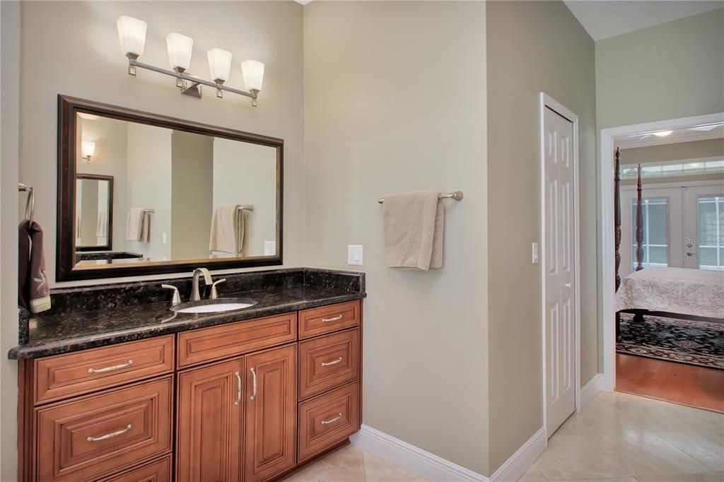 Bathroom, Dual Sink Vanities, Interior, Wood Texture Flooring