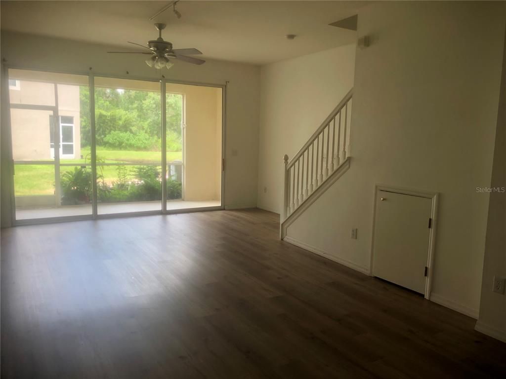 Empty room, Interior, Wood Texture Flooring