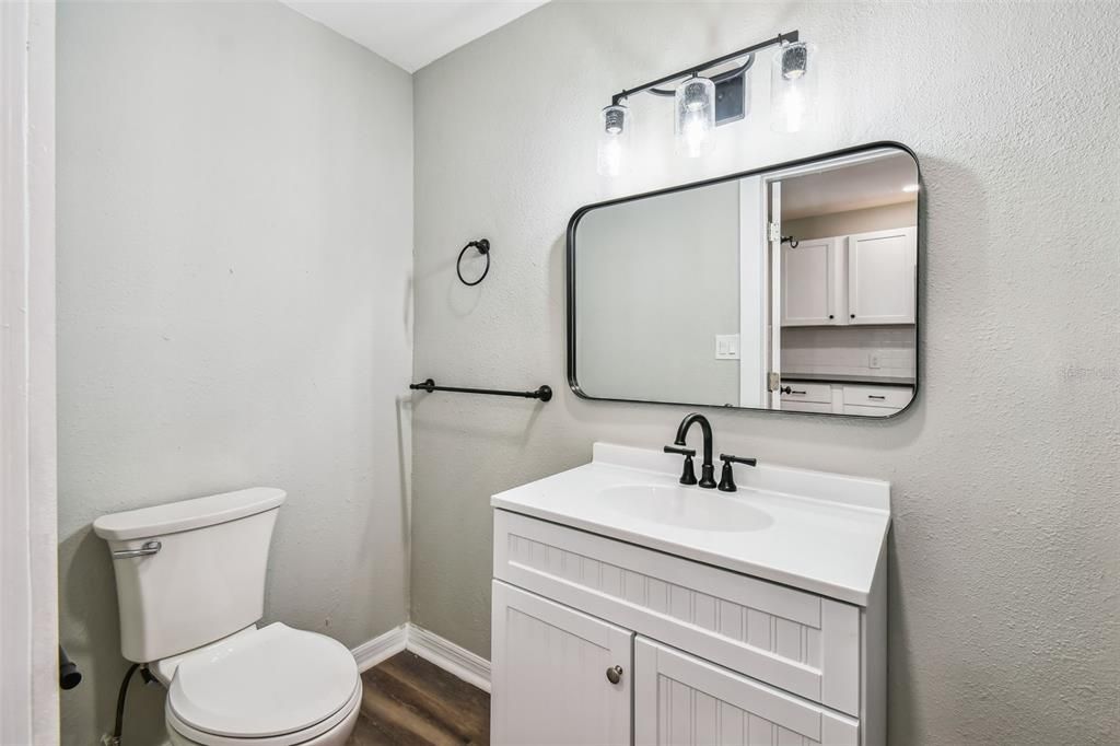 Bathroom, Interior, Wood Texture Flooring