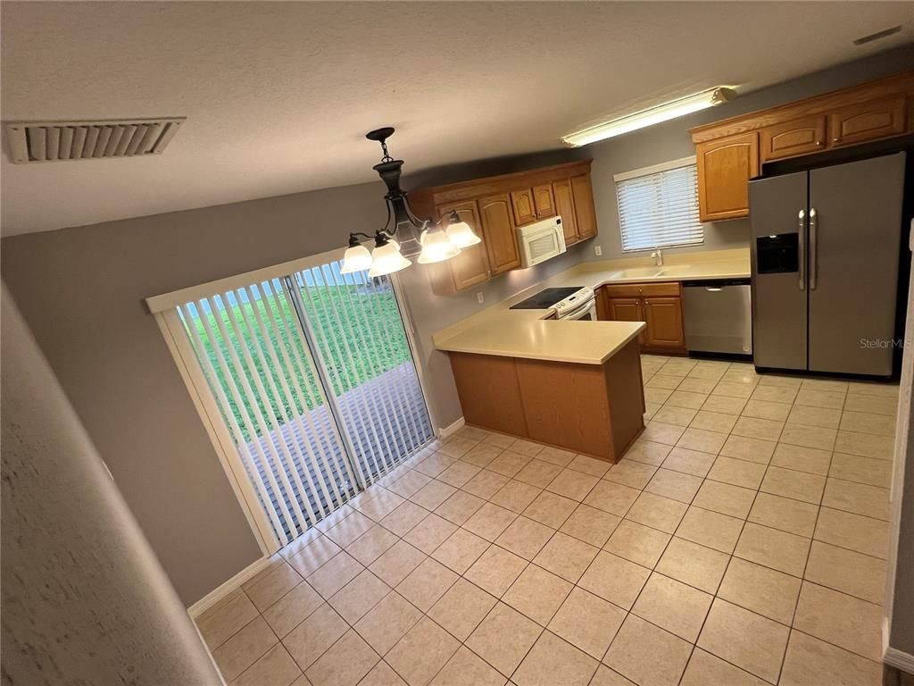 Chandelier, Interior, Kitchen