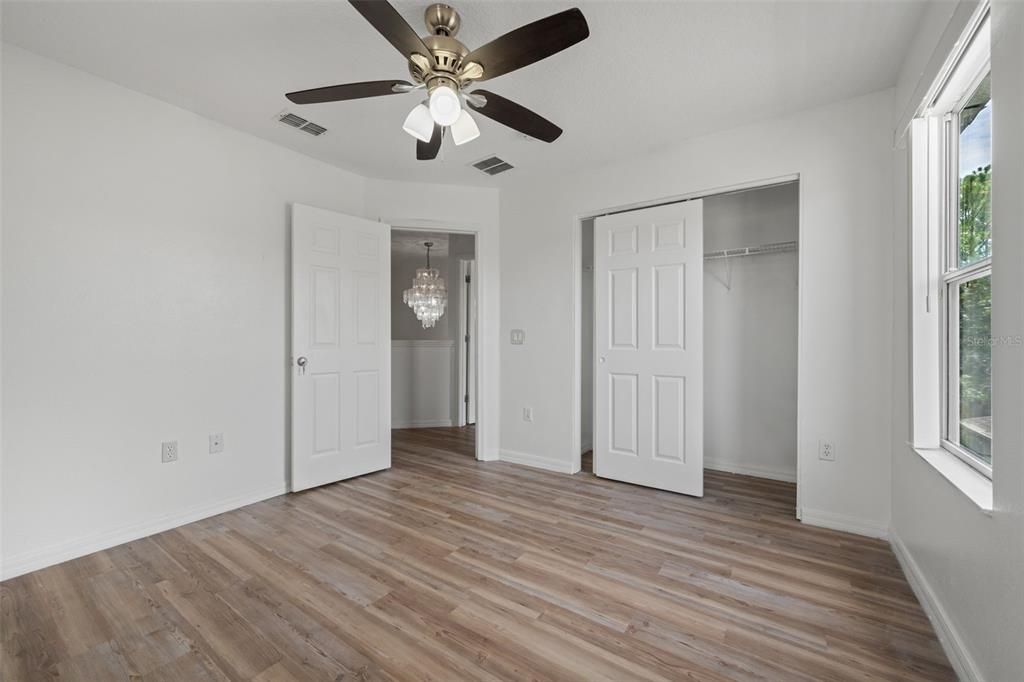 Chandelier, Empty room, Interior, Wood Texture Flooring