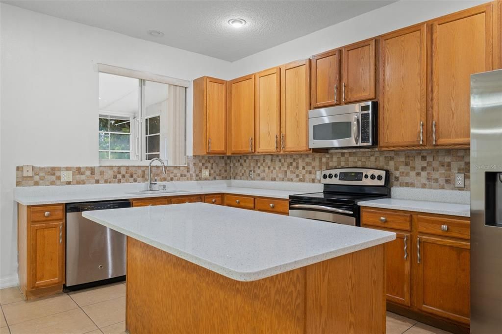 Interior, Kitchen, Recessed Lighting, Stainless Steel Appliances