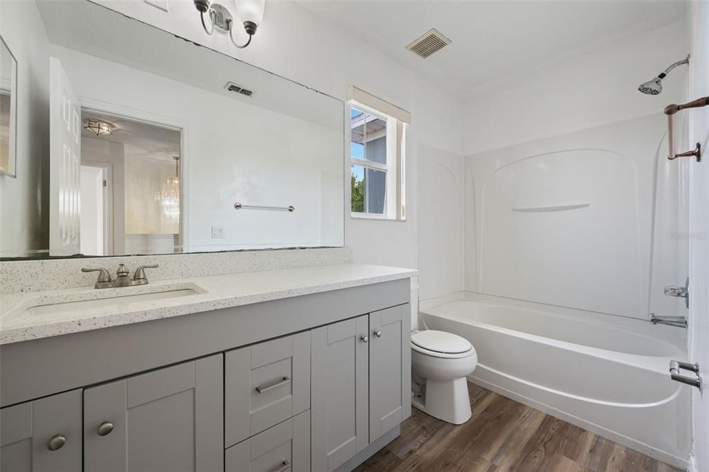 Bathroom, Interior, Wood Texture Flooring