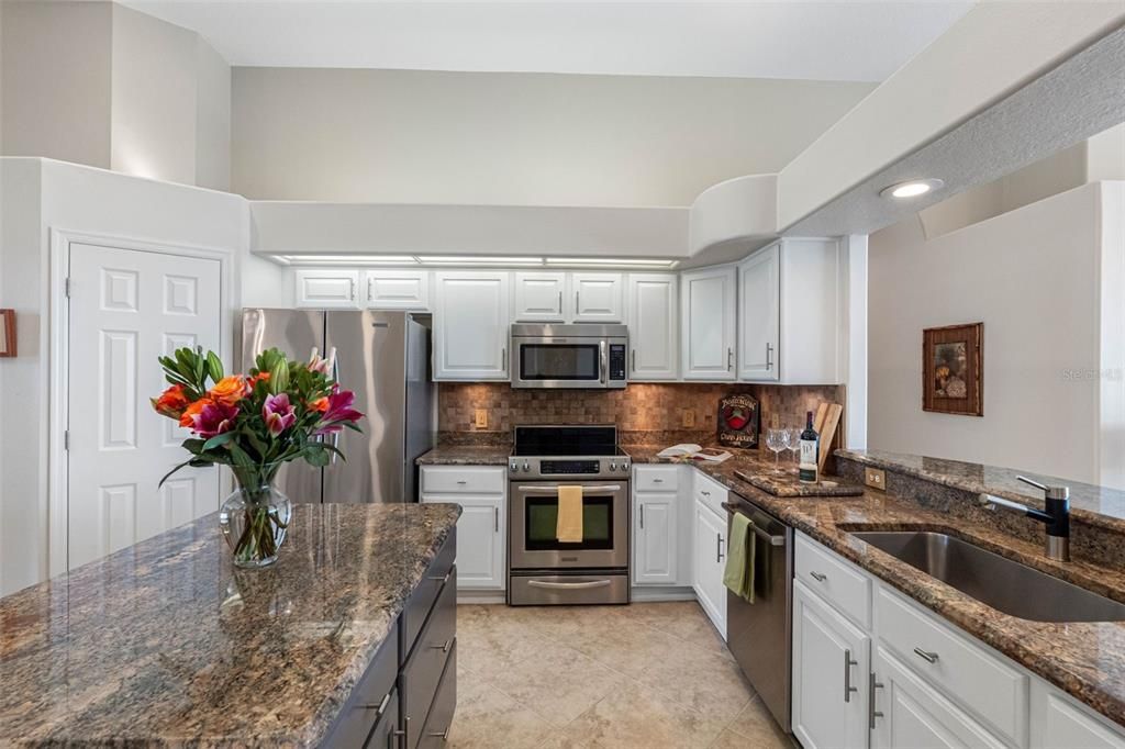 Interior, Kitchen, Recessed Lighting, Stainless Steel Appliances