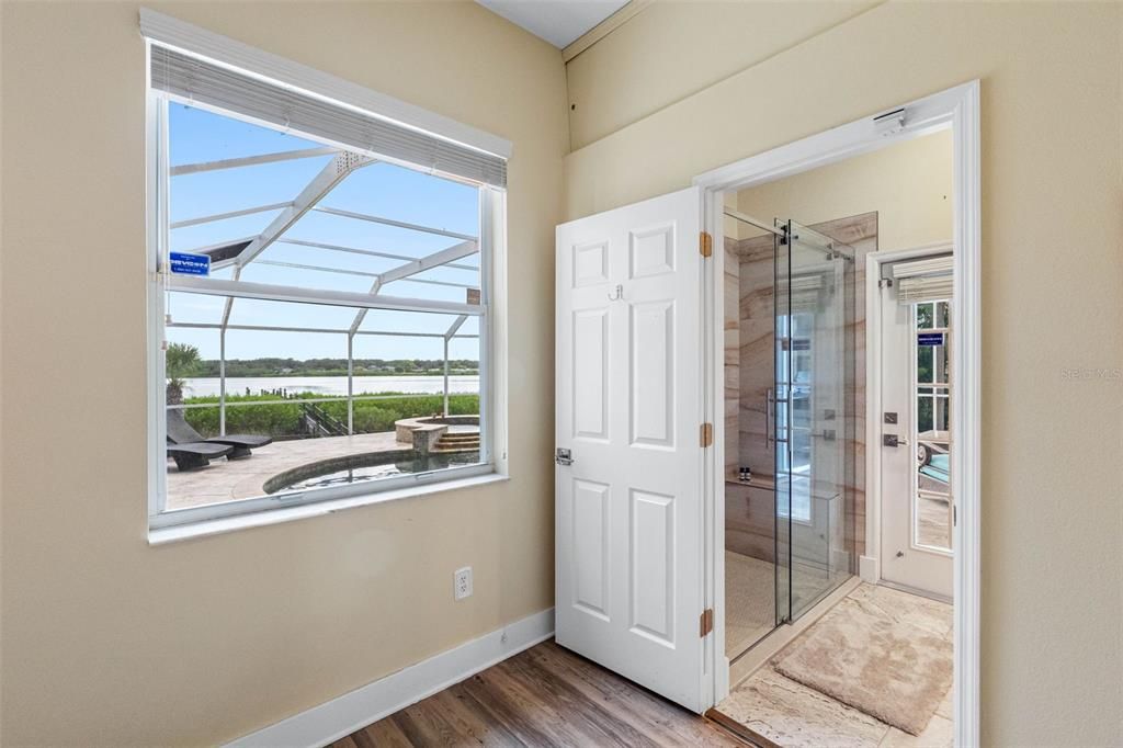 Glass Ceilings, Interior, Sun Room, Wood Texture Flooring