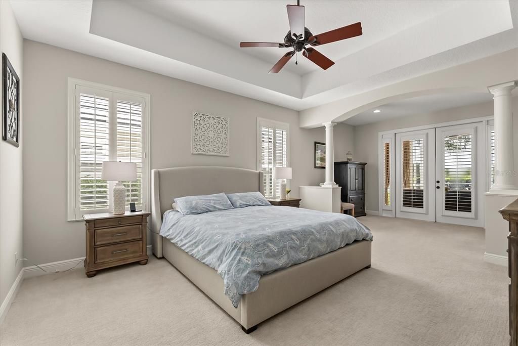 Bedroom, Interior, Recessed Lighting