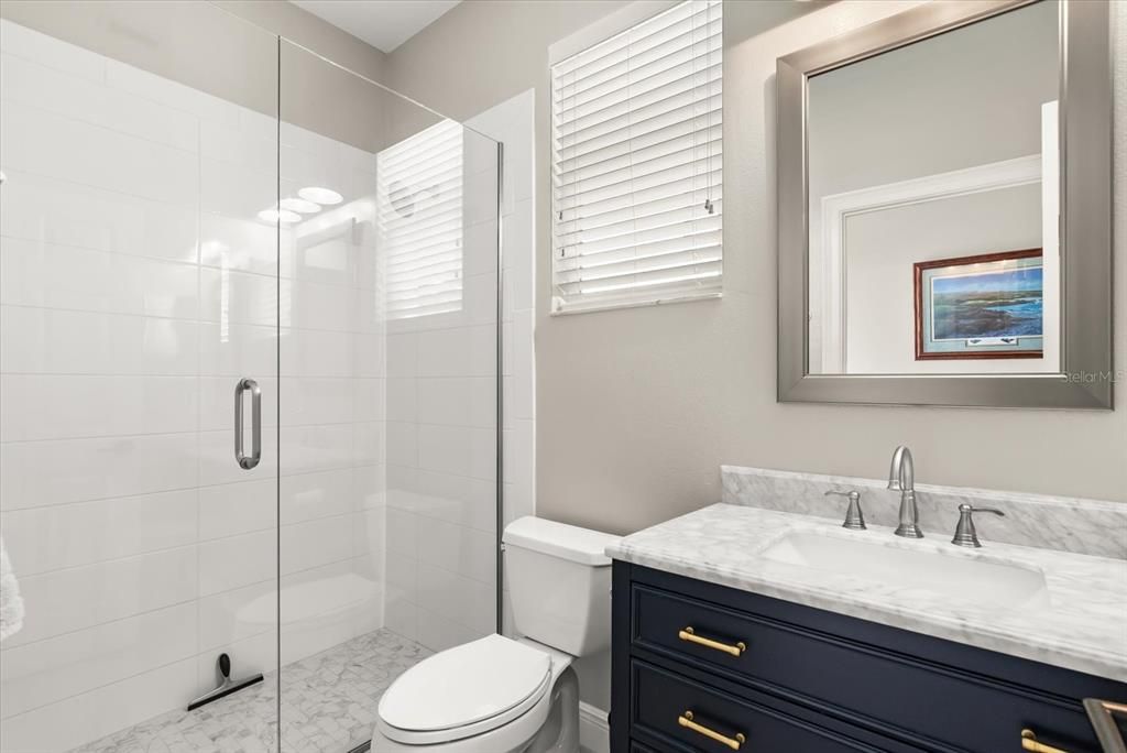 Bathroom, Glass Shower, Interior